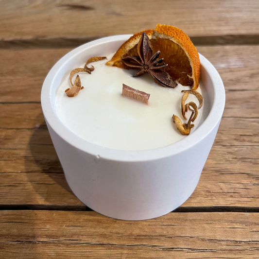 Bougie artisanale Lueur d’Oranger